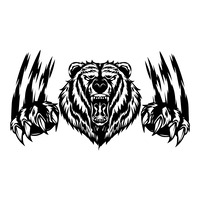 
Bear Claws Scratch SVG | Grizzly Bear SVG | Bear Claw Mark Svg | Bear Svg | Bear Png | Grizzly Ripped Claw Marks | Wild Animal Clipart
